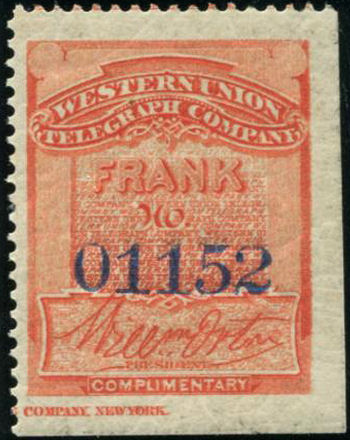 Western Union 1872 - O1152