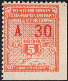Western Union 1939 - A