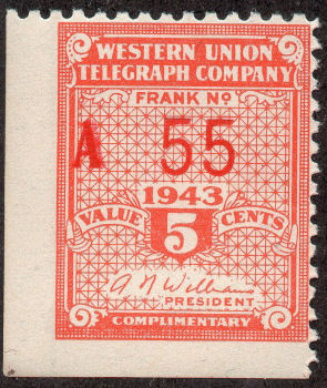 Western Union 1943 - A