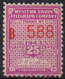 Western Union 1943 - B