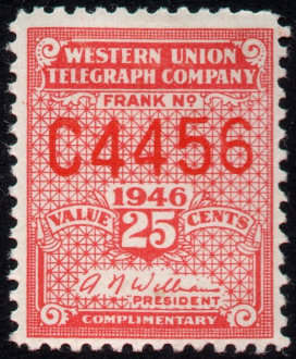 Western Union 1946, RH115 - C 