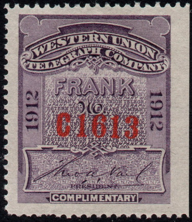 Western Union 1912, RH48 - C