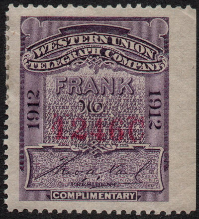 Western Union 1899 RH48a