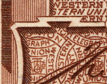 WU 1913, Kihn issued stamp-detail - 2