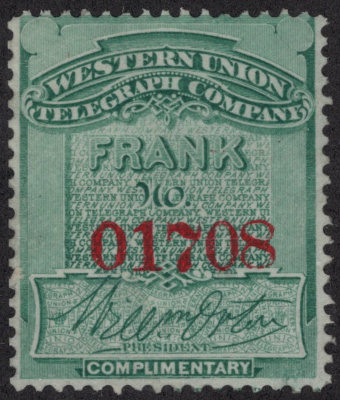 Western Union 1871 H6 - O1708
