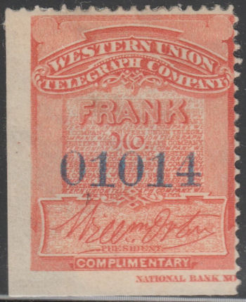 Western Union 1872 - O1014