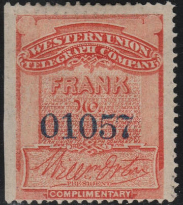 Western Union 1872 - O1057