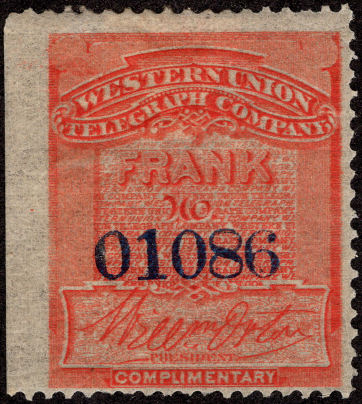 Western Union 1872 - O1086