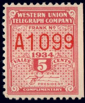 Western Union 1934 - A