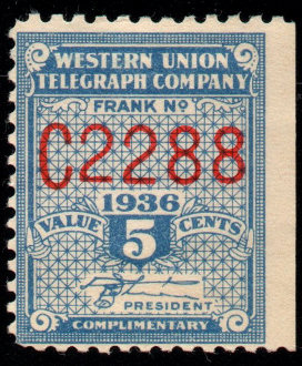 Western Union 1936, RH94 - C 