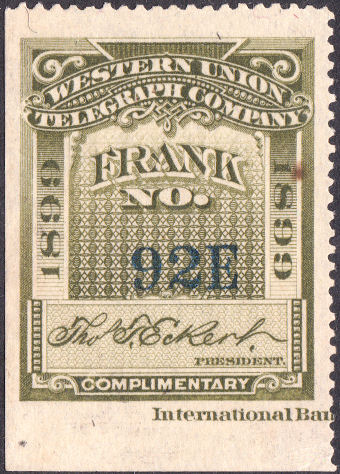 Western Union 1899 RH34a