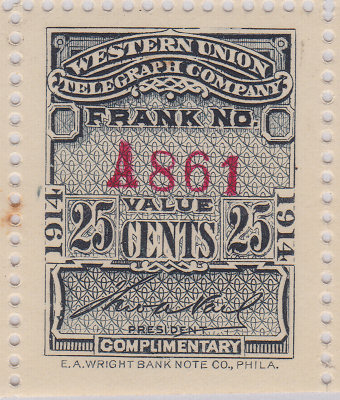 Western Union 1914 - condensed A