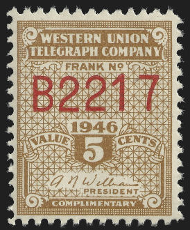 Western Union. 1946 5c