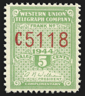 Western Union 1944 5c