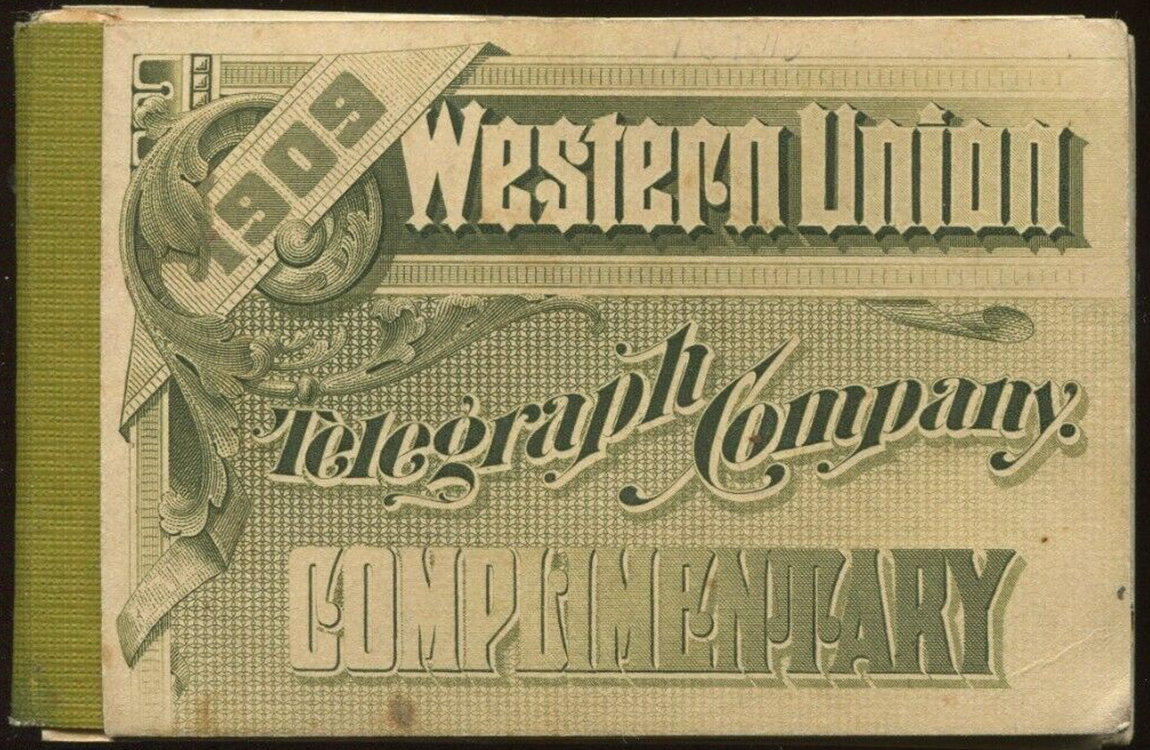 WU 1909 Duplicate booklet cover - front