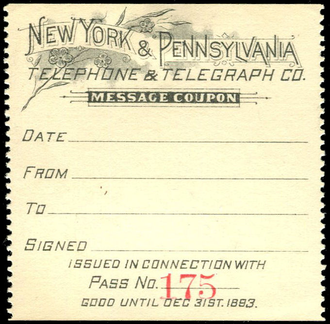 NY and Pennsylvania TT 1893