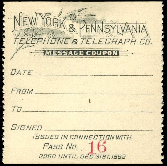 NY and Pennsylvania TT 1895