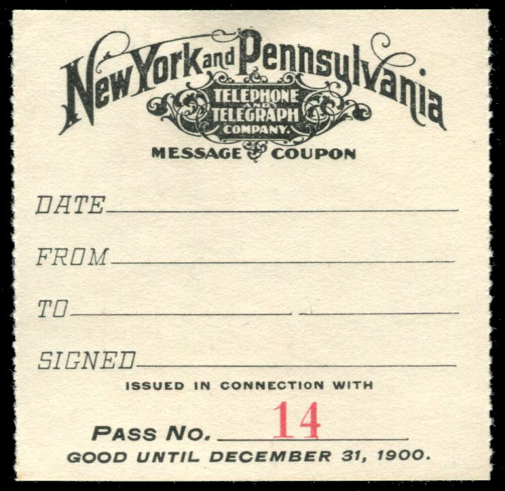 NY and Penn TT 1900
