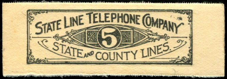 State Line Telephone Co - 5c front