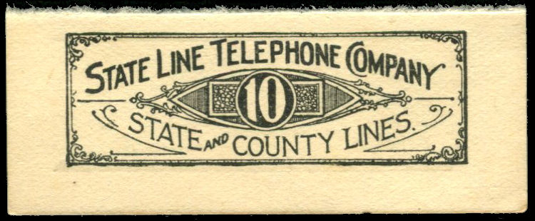 State Line Telephone Co - 10c front