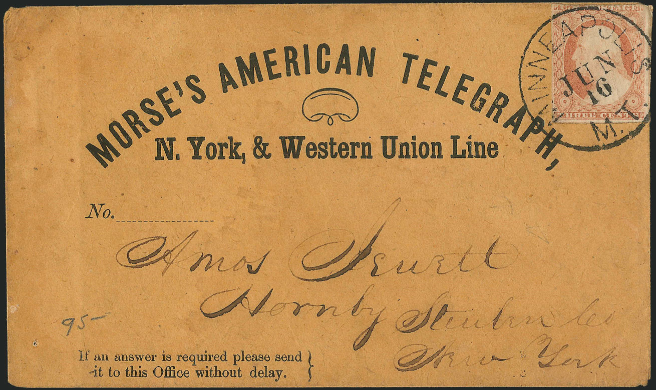 Morse's American - New York and WU Line