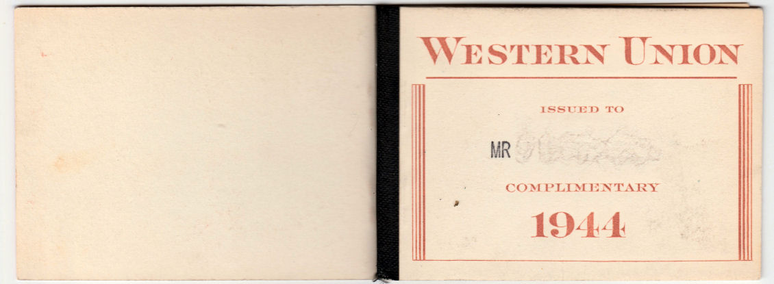 WU 1944 booklet cover - outside