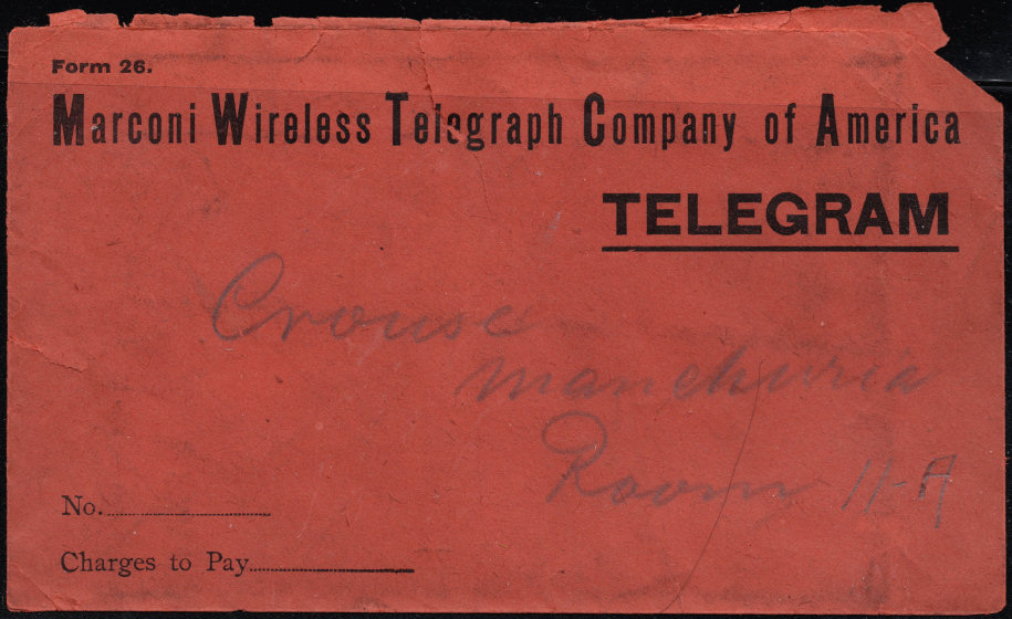 Marconi Form 26.