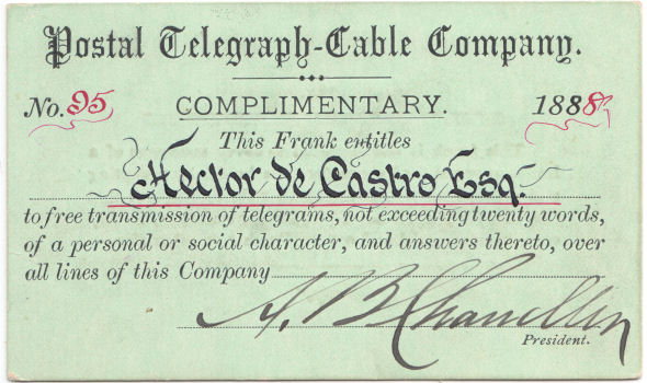Complimentary Frank 1888 front
