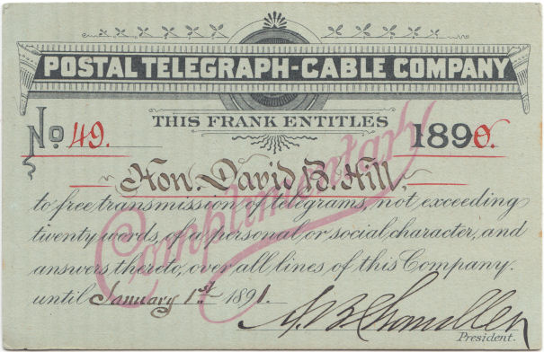 Complimentary Frank 1890 front