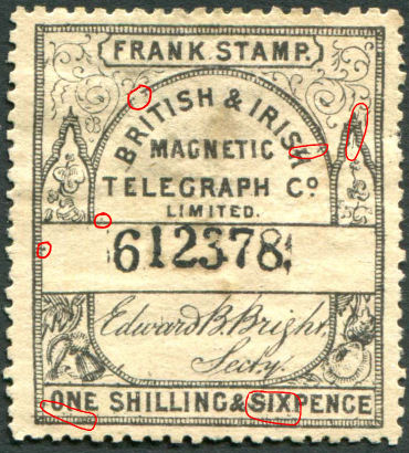 British & Irish 1s6d forgery