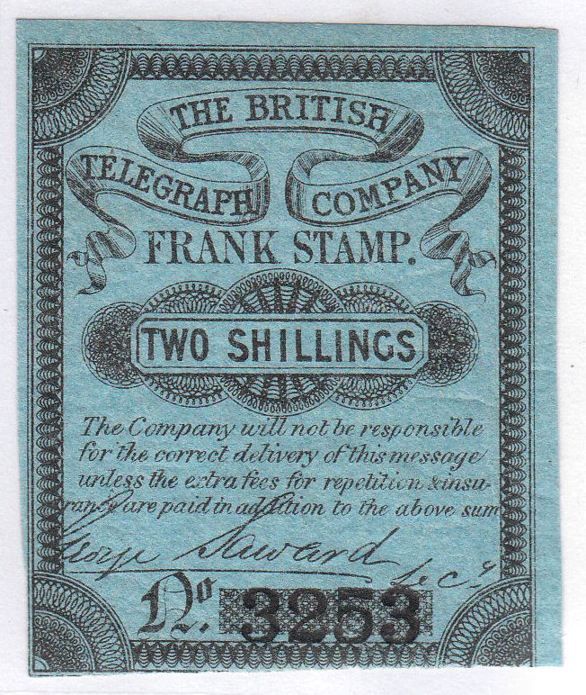British Telegraph Co. 2s