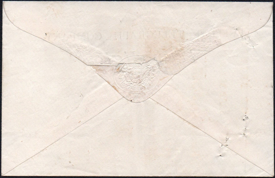 BTC Envelope - 1856 back.
