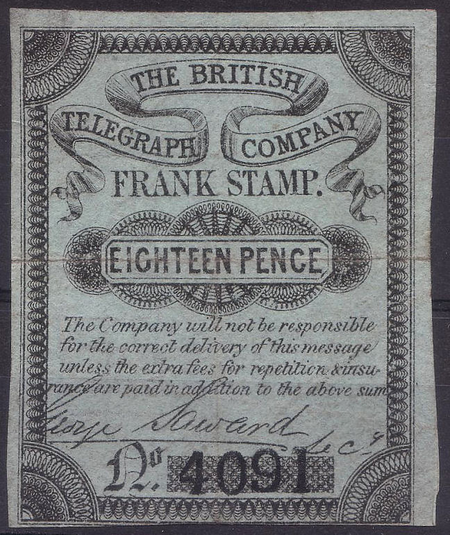 British Telegraph Co. 1s6d