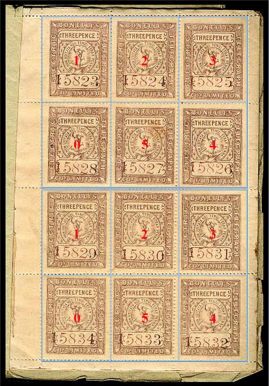 Bonilli's 3d Booklet stamps
