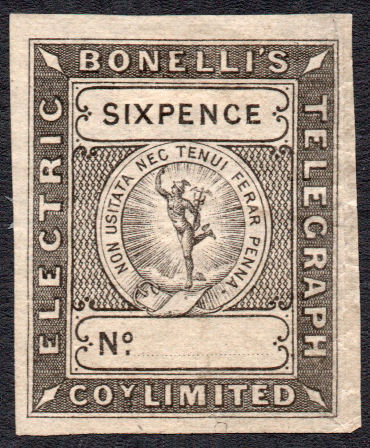 Bonilli's 6d Electric Telegraph - col-5/0