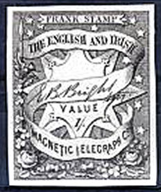 English & Irish Magnetic Telegraph Company I for T on 1s.