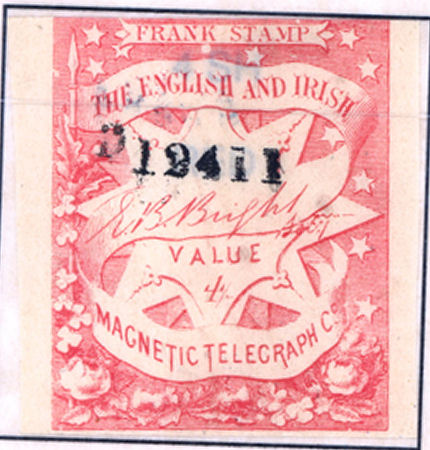 English & Irish Magnetic Telegraph Company 4s.