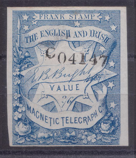English & Irish Magnetic Telegraph Company best 2s6d.