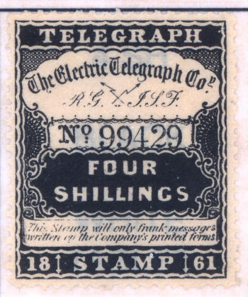 Electric Telegraph Company 4s.