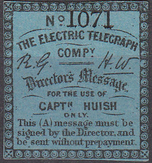 Electric Telegraph Company Directors' Message-1071.