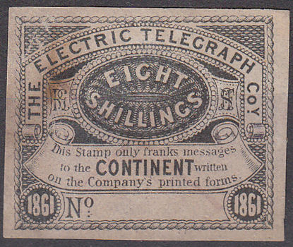 Electric Telegraph Company Continental Service.