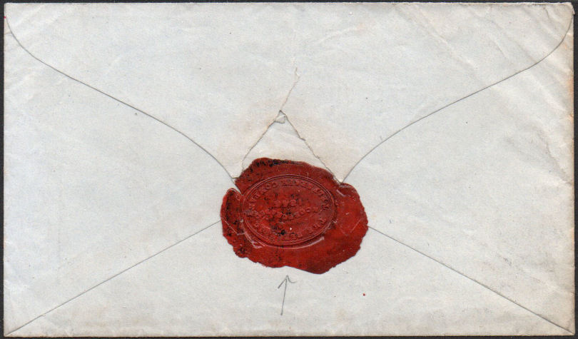 Electric Telegraph Company Stationery 1853 - Back.