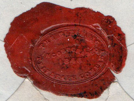 Electric Telegraph Company Stationery 1853 - Seal.