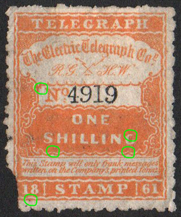 Electric Telegraph 1s 4919
