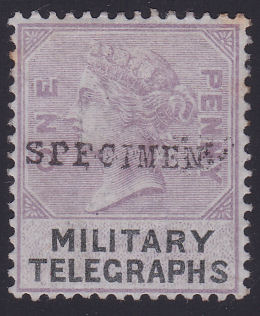 Military Telegram specimen 1d