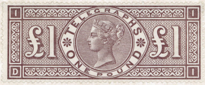 Post Office Telegraph £1
