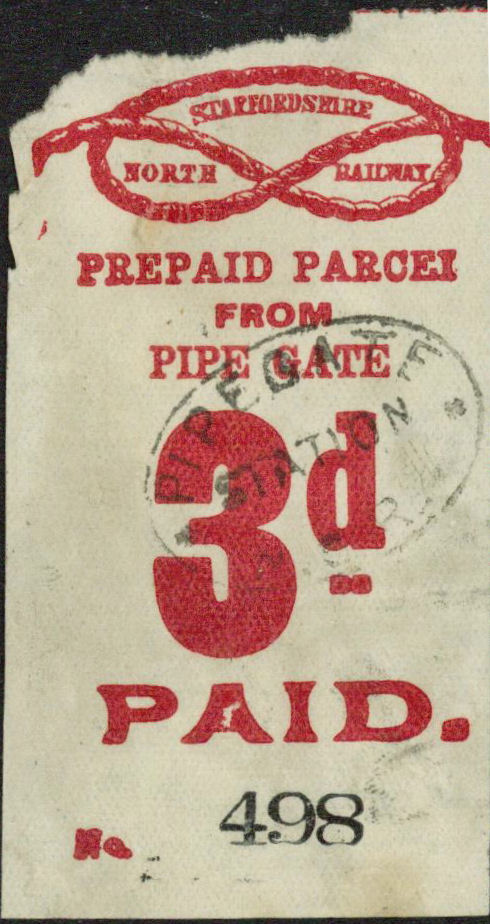 Railway on Parcel Stamp.