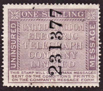 United Kingdom Electric Telegraph 1s original