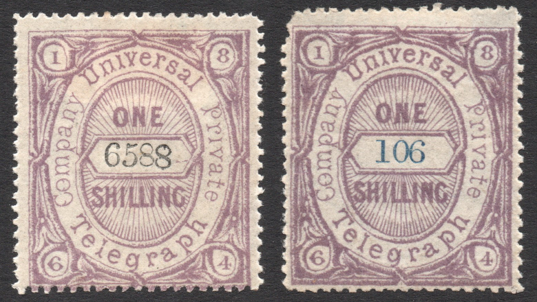 6d stamp 96, black