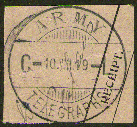 Unknown late use C- -L 1919 on Receipt